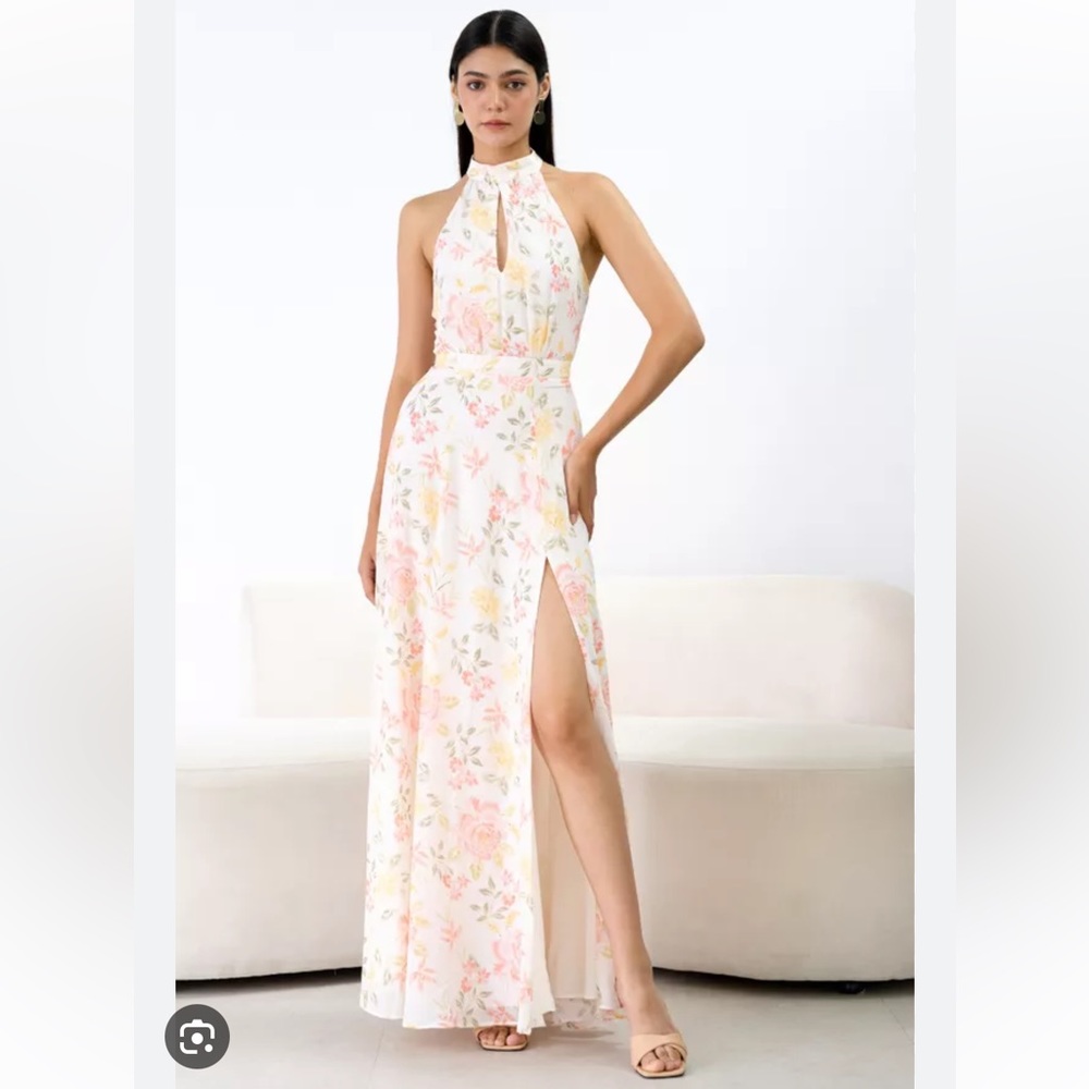 Yumi Kim High Demand Maxi Perfect Petal Floral Ivory Medium Sz 6